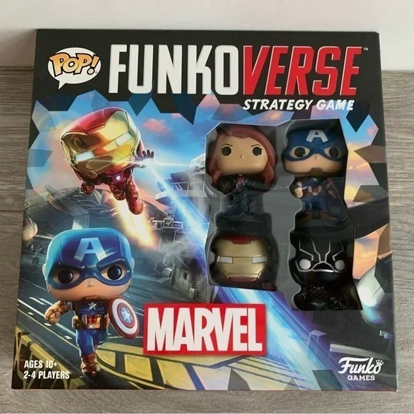 Funko Games: Funkoverse Marvel 4-Pack Strategy Board Game (NIB) - Picture 5 of 7
